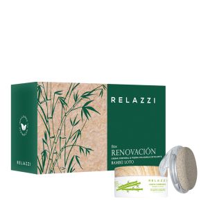 BAMBU LOTO CREMA CORPORAL 190G & PIEDRA VOLCÁNICA EXFOLIANTE SET