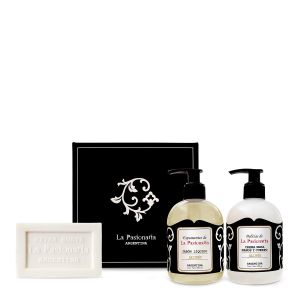 ABSOLUTO JAZMÍN JABÓN VEGETAL & JABÓN LÍQUIDO & CREMA MANOS Y CUERPO SET