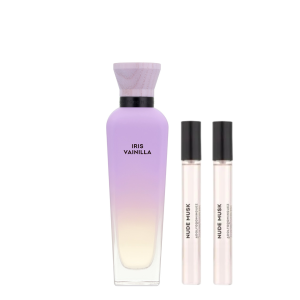 IRIS VAINILLA EDP 120ML + DOS TRAVEL SIZE DE REGALO 