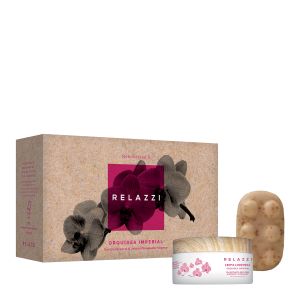 BOX RENOVACIÓN II: ORQUÍDEA IMPERIAL CREMA CORPORAL & JABÓN MASAJEADOR EXFOLIANTE SET