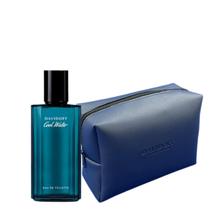 COOL WATER MEN EDT 75ML + POUCH DE REGALO