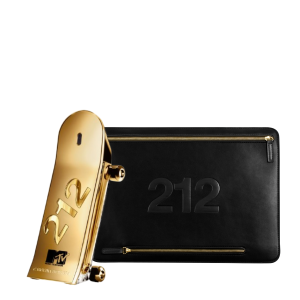 212 HEROES MTV MEN EDT 90ML EDICIÓN LIMITADA + POUCH DE REGALO