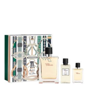 TERRE D'HERMES EDT 100ML & AFTER SHAVE 40ML & TRAVEL SIZE 12,5ML SET
