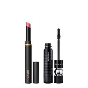 POWDER KISS VELVET BLUR SLIM LIPSTICK + MACSTACK MASCARA DE REGALO COMBO