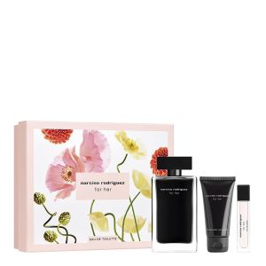 FOR HER EDT 100ML & BODY LOTION 50ML & TRAVEL SIZE 10ML SET