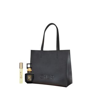 ONYX ELIXIR PARFUM 50ML & TRAVEL SIZE 20ML & TOTE BAG SET