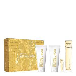 SEXY AMBER EDP 100ML & MINI TALLA 5ML & BODY LOTION 100ML & SHOWER GEL 100ML SET