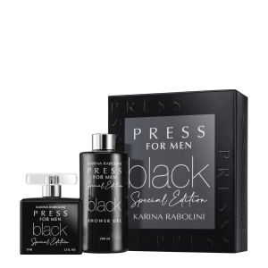 PRESS BLACK SPECIAL EDITION EDT 75ML & SHOWER GEL 300ML SET