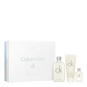 CK ONE EDT 100ML &  SHOWER GEL 100ML & MINI TALLA 15ML SET