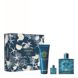 EROS MEN PARFUM 100ML & SHOWER GEL 150ML & MINI TALLA 5ML SET