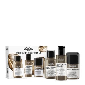 ABSOLUT REPAIR MOLECULAR SHAMPOO & RINSE-OFF SERUM & LEAVE-IN MASK SET