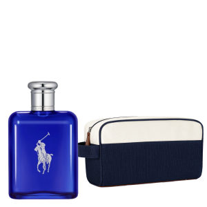 POLO BLUE EDT 125ML RECARGABLE + POUCH DE REGALO 