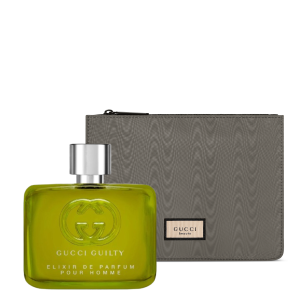 GUILTY POUR HOMME ELIXIR DE PARFUM 60ML + POUCH A ELECCION DE REGALO