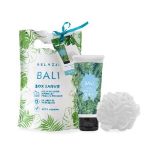 BALI BOX SANUR - JABON LIQUIDO 150ML + ESPONJA DE BAÑO SET