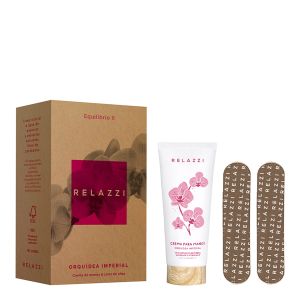 EQUILIBRIO II: ORQUÍDEA IMPERIAL CREMA DE MANOS & 2 LIMAS SET 