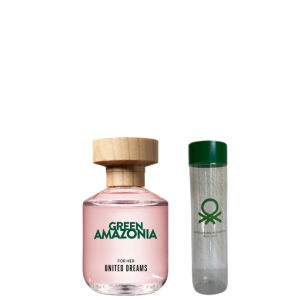 UNITED DREAMS GREEN AMAZONIA FOR HER EDT 80ML E.L  + BOTELLA DE REGALO