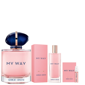 MY WAY EDP 90ML + TRAVEL SIZE 15 ML + MUESTRA DE REGALO 