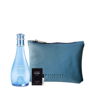 COOL WATER WOMAN EDT 200ML + POUCH + MUESTRAS DE REGALO 