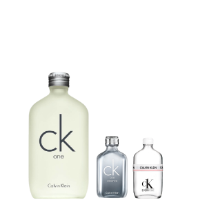 CK ONE EDT 200ML + KIT DE DOS MINITALLAS DE REGALO 