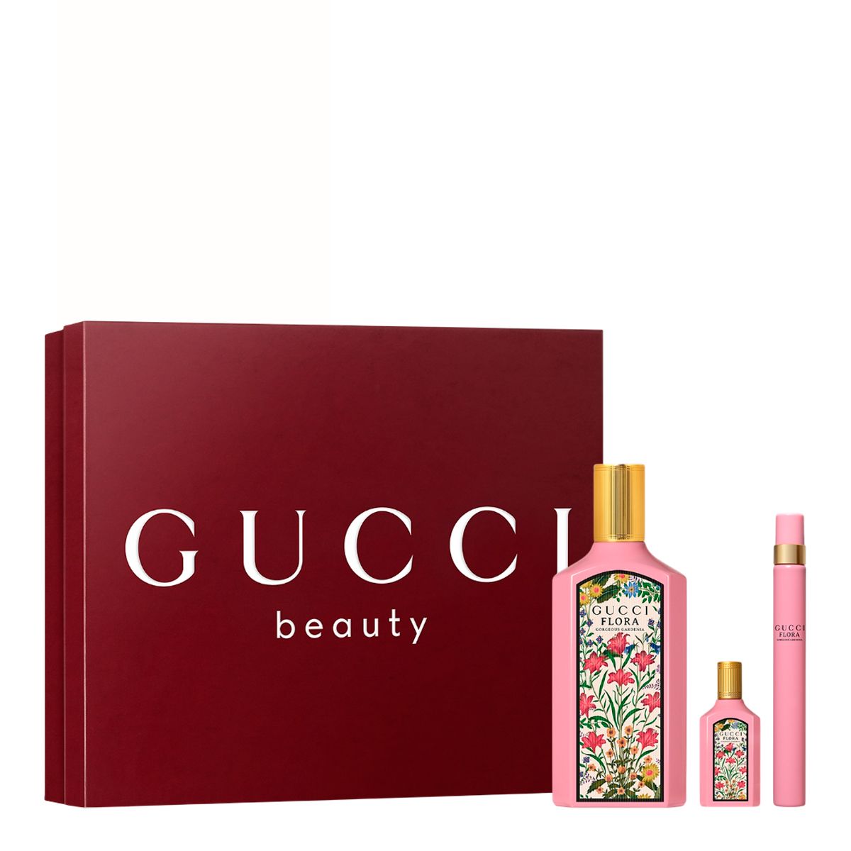 FLORA GORGEOUS GARDENIA EDP 100ML & TRAVE SIZE 10ML & MINI TALLA 5ML SET