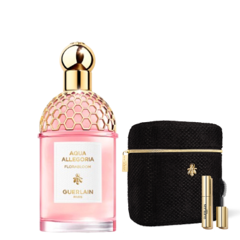 AQUA ALLEGORIA FLORABLOOM EDT 75ML RECARGABLE + POUCH + MINITALLA DE REGALO