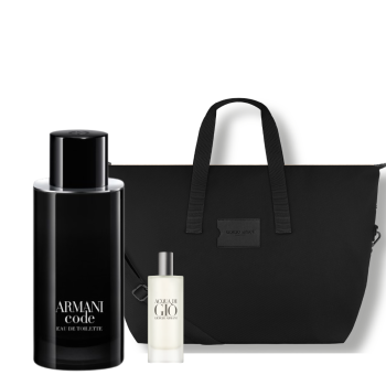 CODE MEN EDT 125ML RECARGABLE + TOTE BAG + TRAVEL SIZE DE REGALO