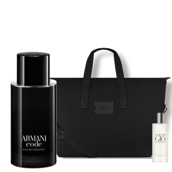 CODE MEN EDT 75ML RECARGABLE + TOTE BAG + TRAVEL SIZE DE REGALO