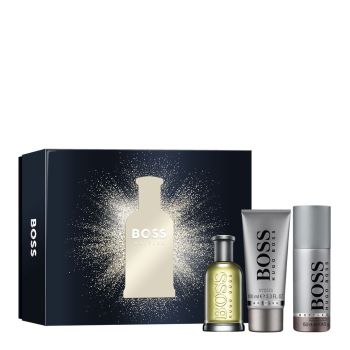 BOSS BOTTLED MEN EDT 100ML & SHOWER GEL 100ML & DESODORANTE 150ML SET
