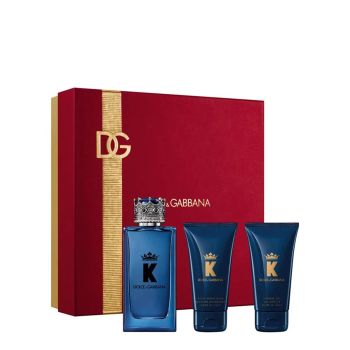 K BY DOLCE&GABBANA EDP 100ML & AFTER SHAVE BALM 50ML & SHOWER GEL 50ML SET