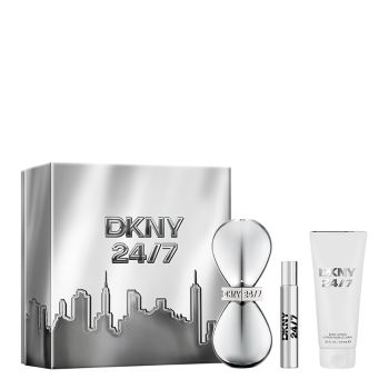 24-7 WOMAN EDP 100ML & BODY LOTION 100ML & TRAVEL SIZE 15ML SET