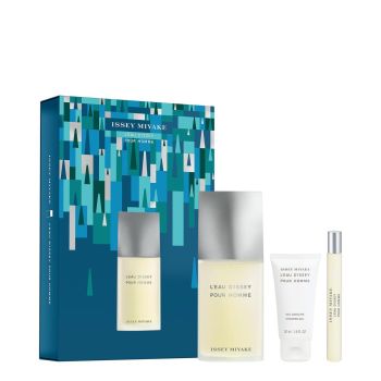 L'EAU D'ISSEY POUR HOMME EDT 125ML & SHOWER GEL 50ML & TRAVEL SIZE 10ML SET