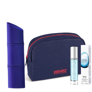 HOMME INDIGO EDP 110ML + POUCH & TRAVEL SIZE DE REGALO 