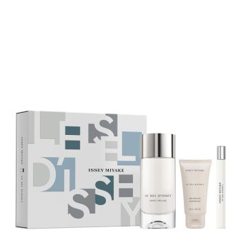 LE SEL D'ISSEY EDT 100ML & SHOWER GEL 50ML & TRAVEL SIZE 10ML SET