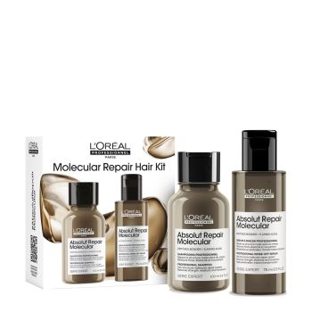 ABSOLUT REPAIR MOLECULAR SHAMPOO 100ML & RINSE-OFF SERUM 75ML SET 
