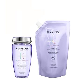 BLOND ABSOLU BAIN LUMIERE SHAMPOO 250ML & RECARGA 500ML RECARGA COMBO