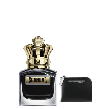 SCANDAL POUR HOMME LE PARFUM EDP INTENSE 50ML RECARGABLE + BILLETERA DE REGALO