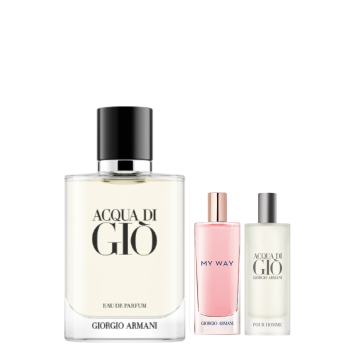 ACQUA DI GIO EDP 100ML + TRAVEL SIZE SET DE REGALO