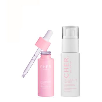 DIECIOCHO ULTRAGLOW CREAM 50ML & HYALURON SERUM 30ML COMBO