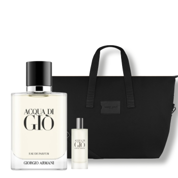 ACQUA DI GIO EDP 100ML + TOTE BAG + TRAVEL SIZE DE REGALO