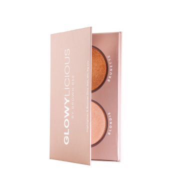 GLOWYLICIOUS PALETTE: BRONZER+HIGHLIGHTER