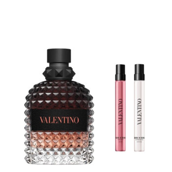 BORN IN ROMA UOMO CORAL FANTASY MEN EDT 100ML + SET DE TRAVEL SIZE  DE REGALO