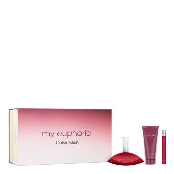 MY EUPHORIA EDP 100ML & BODY LOTION 100ML & TRAVEL SIZE 10ML SET