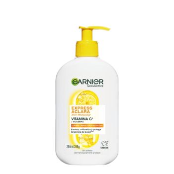 EXPRESS ACLARA ANTI MANCHAS VITAMINA C CREMA LIMPIADORTA NUTRITIVA 250ML
