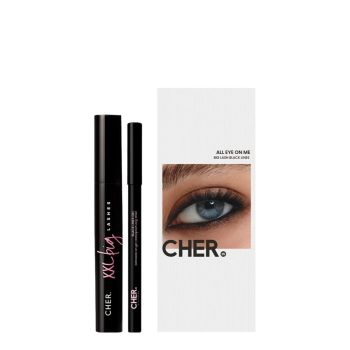 DIECIOCHO EYE COMBO -  ALL EYES ON ME BLACK LINES & BIG LASHES II MASCARA SET