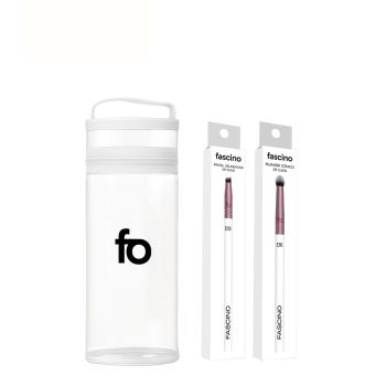 SET DUO DE OJOS: BLENDER CÓNICO DE OJOS & PINCEL DELINEADOR DE OJOS & NECESER