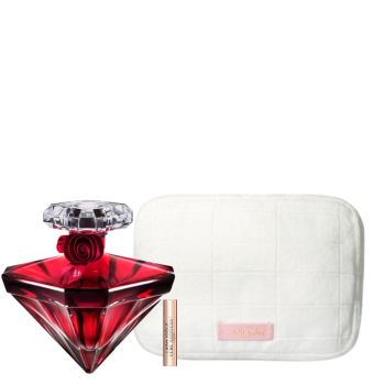 LA NUIT TRESOR ROUGE DRAMA EDP INTENSE 100ML EDICION LIMITADA + POUCH + MINITALLA DE REGALO