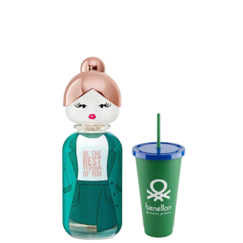 SISTERLAND GREEN JASMINE EDT 80ML +  VASO LOLLAPALOOZA DE REGALO