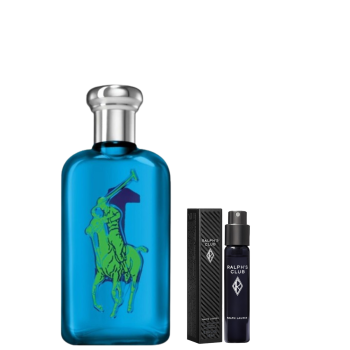 POLO BIG PONY BLUE EDT 100ML + TRAVEL SIZE DE REGALO
