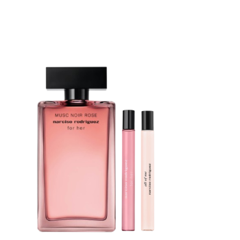 MUSC NOIR ROSE EDP 100ML + DOS TRAVEL SIZE DE REGALO
