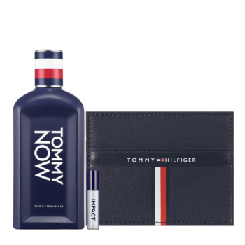 TOMMY NOW MEN EDT 100ML + TARJETERO & MINITALLA DE REGALO